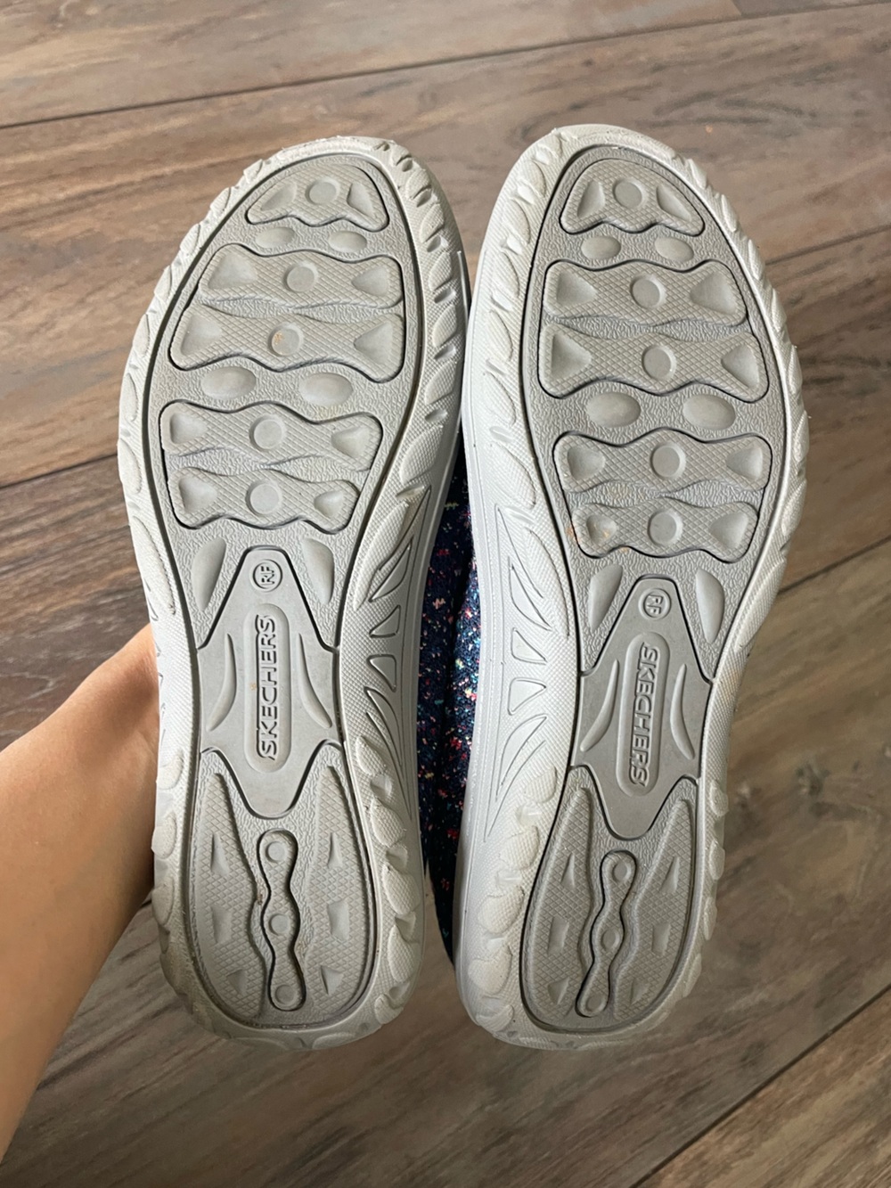 Skechers Women's Relaxed Fit: Reggae Fest - Wicker slip-on Navy shoe Size US 8 - Picture 9 of 11